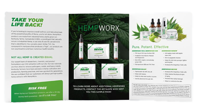 hempworx sample packs free